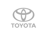 toyota logo in grey