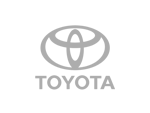 toyota logo in grey
